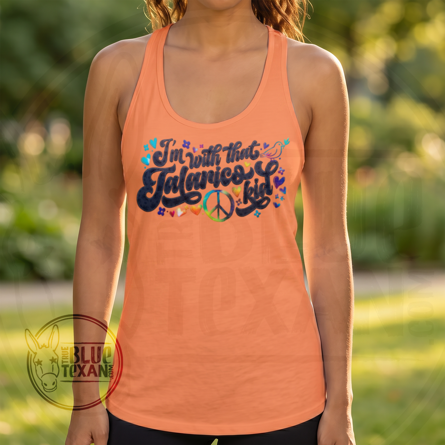 I'm with That Talarico Kid | Women's Racerback Tank Top