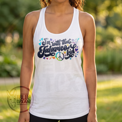 I'm with That Talarico Kid | Women's Racerback Tank Top