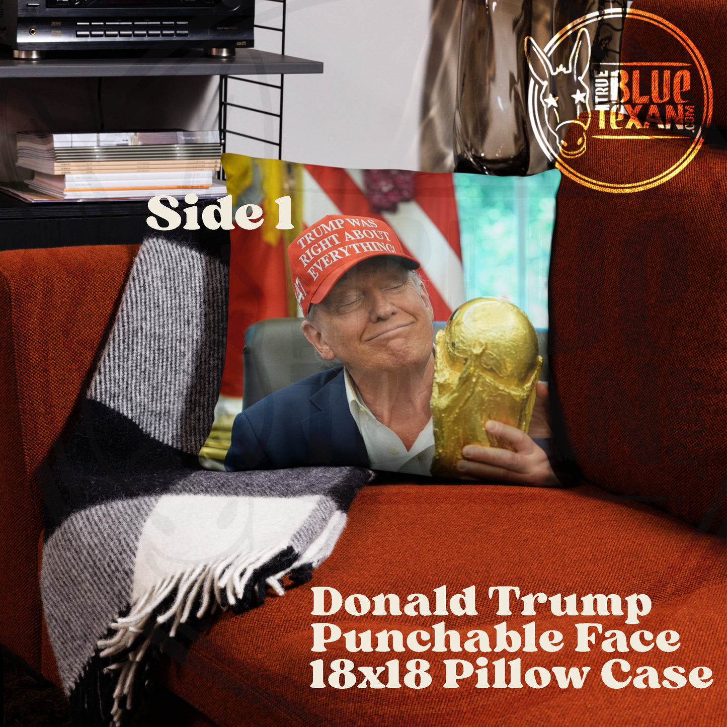 Abbott & Trump Punchable Face Pillow Cases