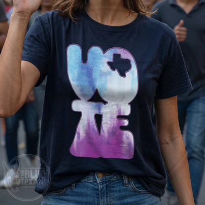 Vote Texas Stacked | Tie Dye  | Women’s Fit T Shirt