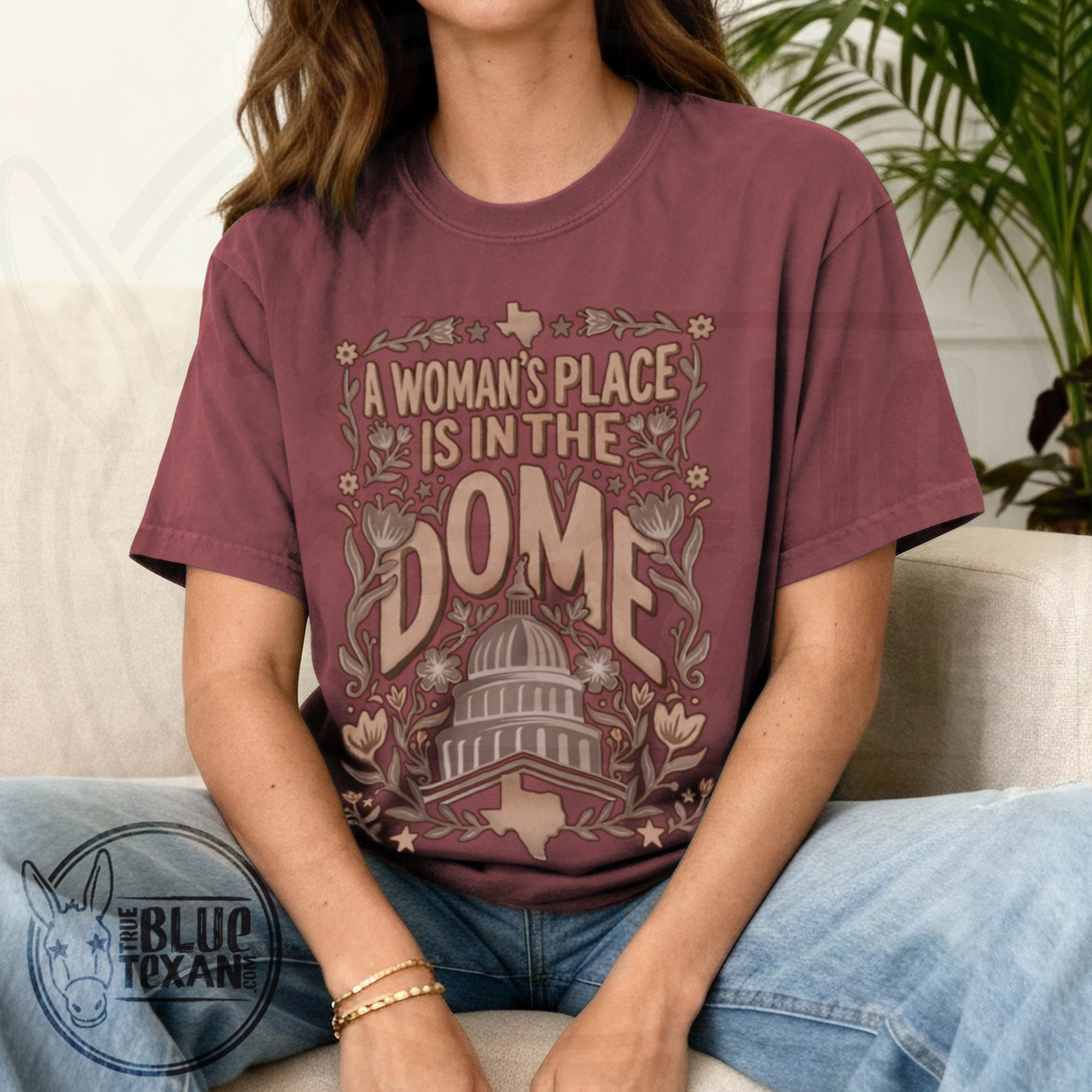 A Woman's Place is in the Dome  |  Premium Unisex Comfort Colors TShirt