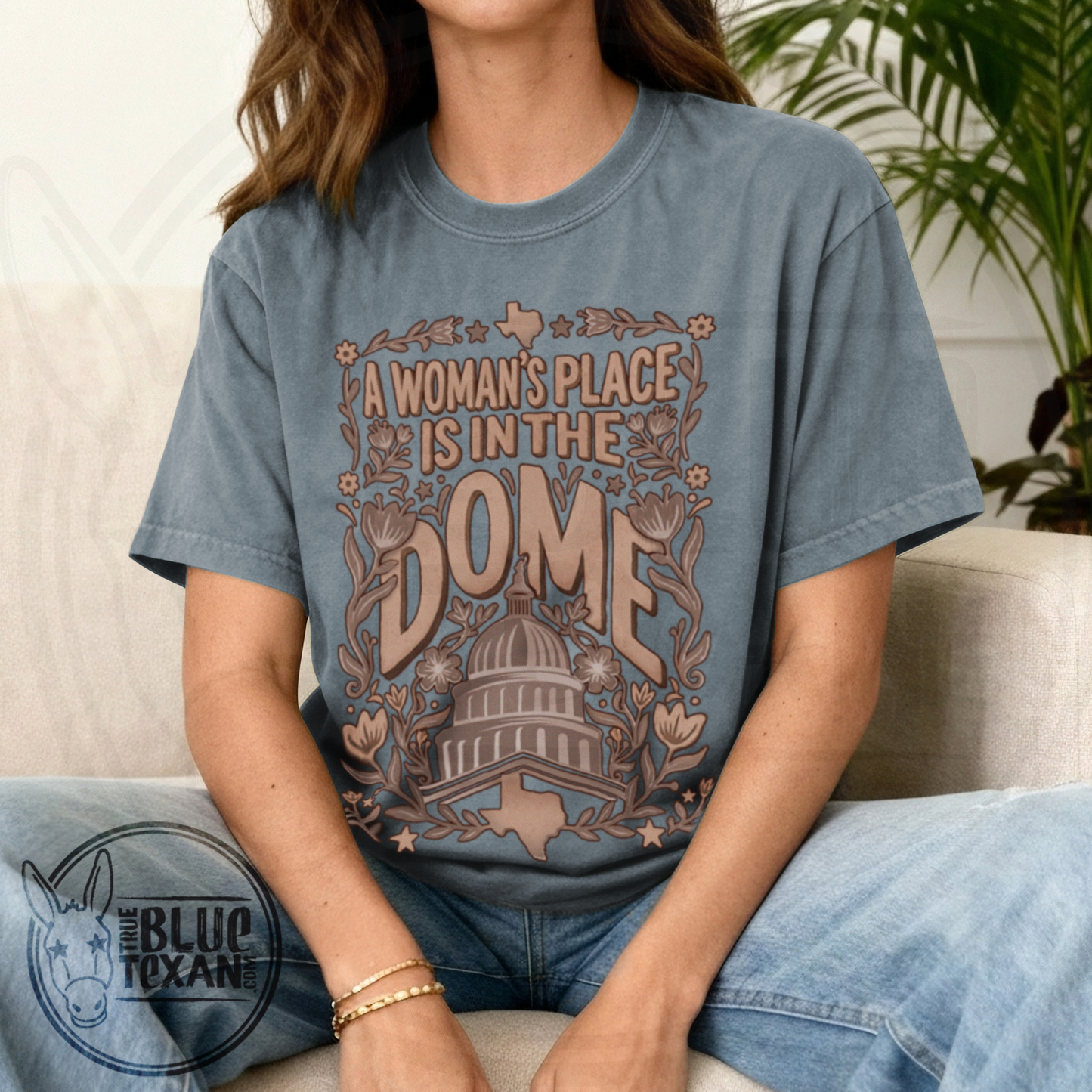 A Woman's Place is in the Dome  |  Premium Unisex Comfort Colors TShirt
